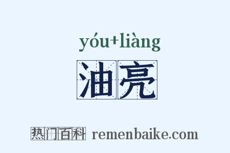 油亮是什么意思的图片
